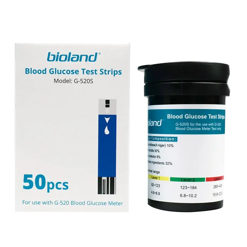 Blood Glucose Test Strips - 50 pcs