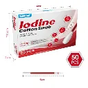 Iodine Cotton Swab - 50 pieces
